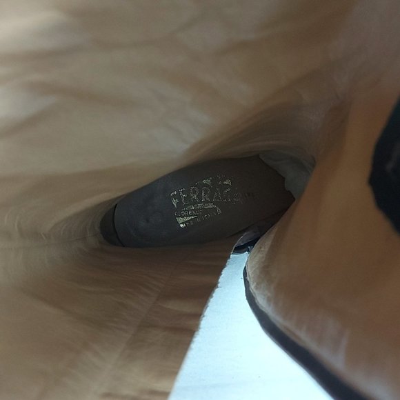 Salvatore Ferragamo Brown Leather Boots - Picture 15 of 16